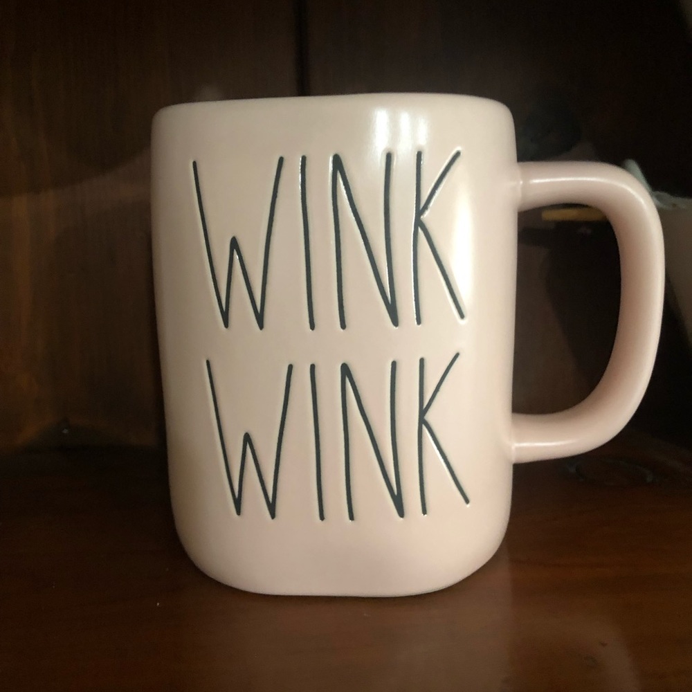 Pink Rae Dunn mug